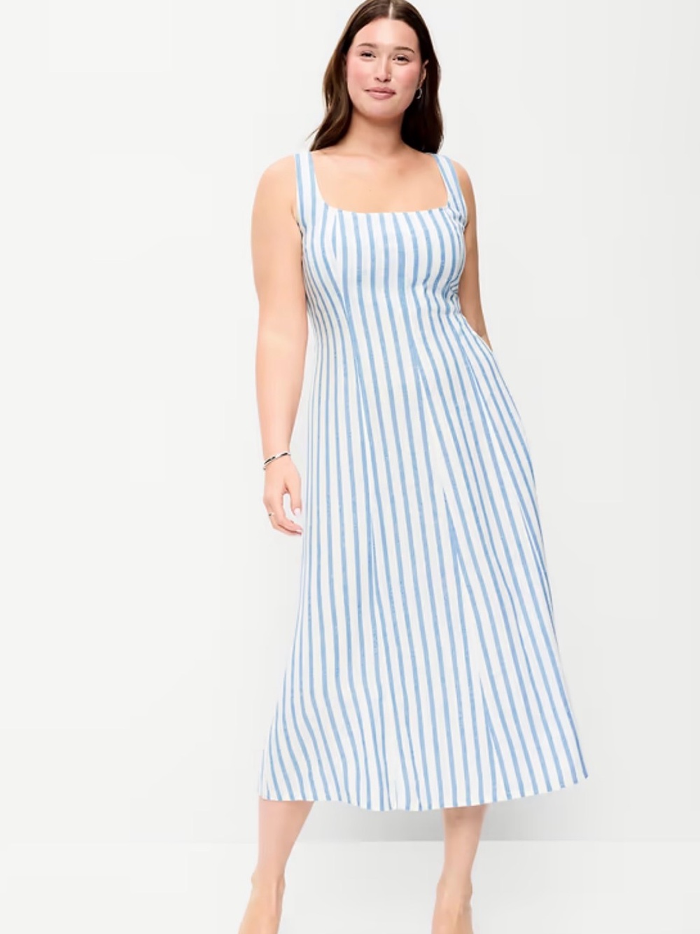Old Navy Linen Midi Dress